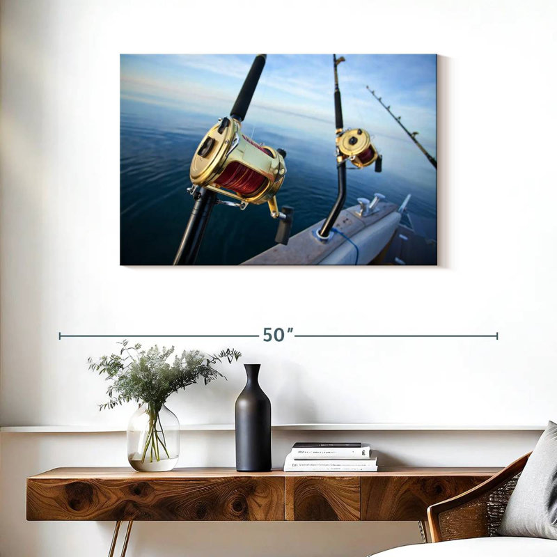 Moulinets de pêche au gros, H 24 po x l 36 po