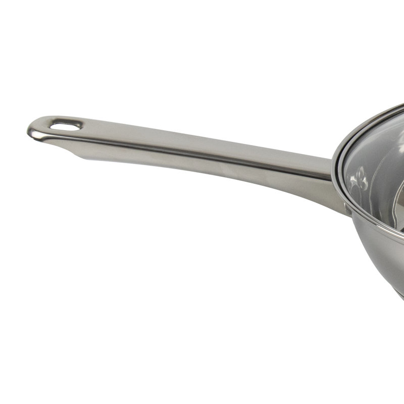 SQ Professional Lustro Stainless Steel 24cm Frying Pan