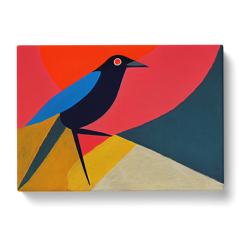Boundless Abstract Bird - Wrapped Canvas, 35cm H x 50cm W x 3cm D