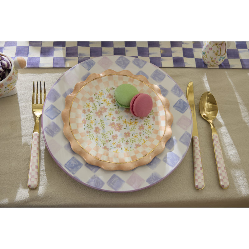Posie Patch Ceramic Dessert Plates