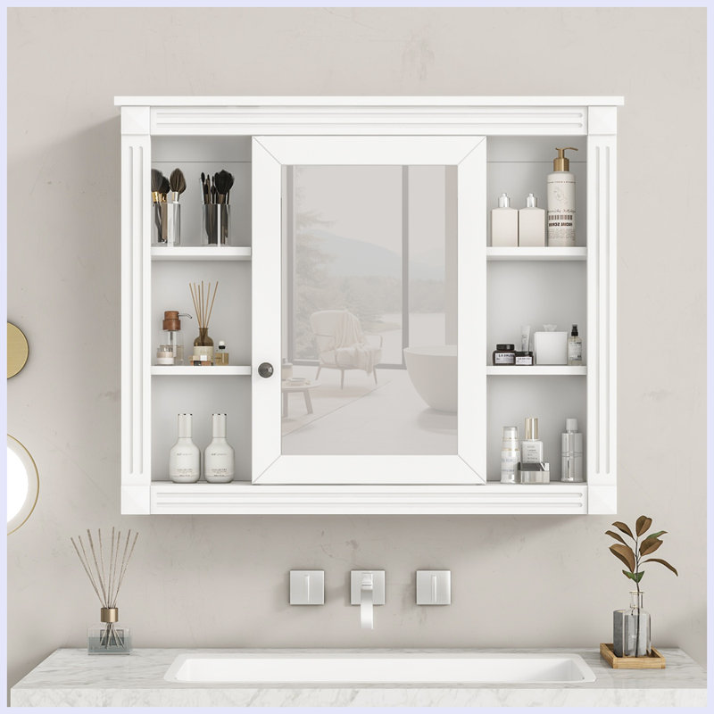 Nelli Bathroom Cabinet, White
