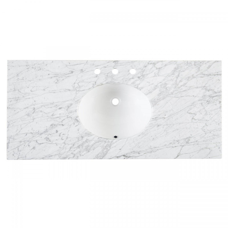 Ensemble de meuble-lavabo de salle de bain simple 48 po Meadowbrook, Noir