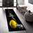 Soft Non-Woven Decorative Rug with Intricate Floral Design and Multicolored Pattern for Stylish Home and Office Interiors-114334345
