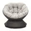 Fauteuil Papasan intérieur / extérieur de 40,25 po de large Tumin