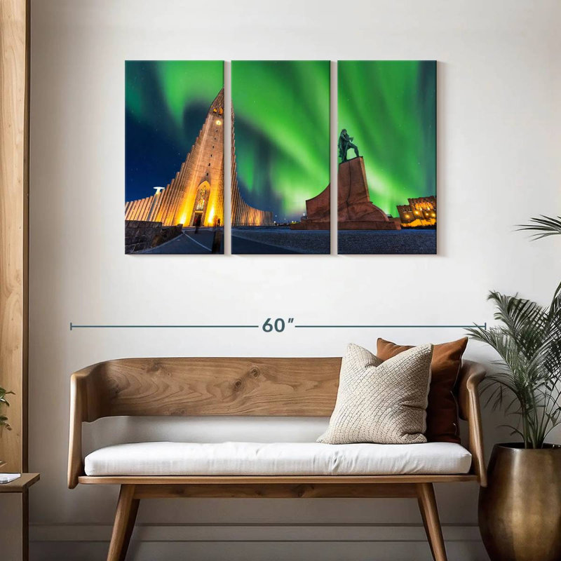 Hallgrimskirkja Aurora, H 28 po x l 45 po