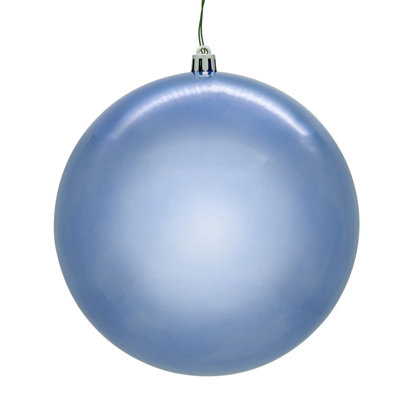 Periwinkle Pearl Seamless Ball UV Drilled. Includes one ornament.