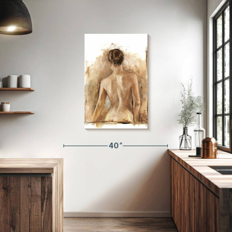 Leisha Figure Painting Study I, 36" H x 24" W