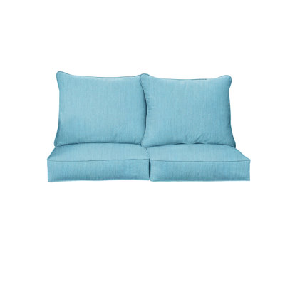 Sunbrella Outdoor 5'' Loveseat Seat / Back Cushion