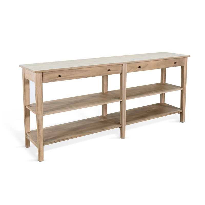 Console 71 po Birender, Bois naturel