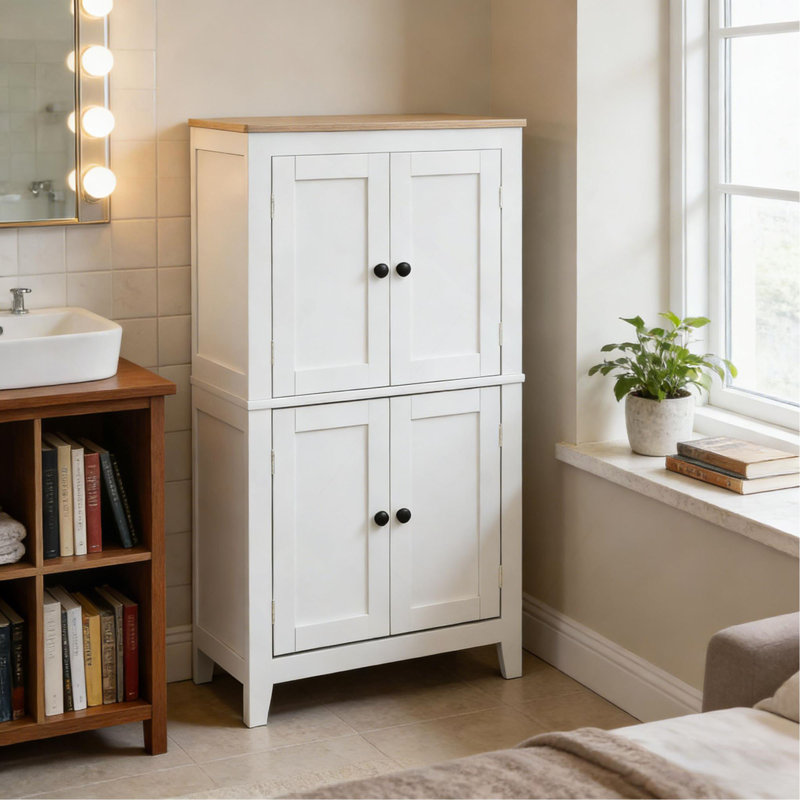 Armoire de rangement pour la maison, armoire de plancher, armoire de salle de bain
