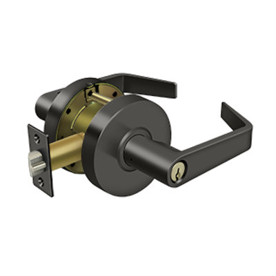 Deltana CL504EVC-10B Comm. Storeroom Standard GR2, Clarendon w/CYL in Oil-rubbed Bronze