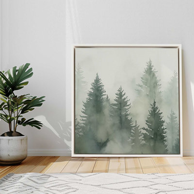 «Green Haze Woodland II», reproduction sur toile