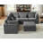 V Shape Chenille Oversized Modular Sofa Extra Deep Cloud Sectional Couch With Ottoman Chaise Fsc Certified Fluffy Corner Sofa -1620451447