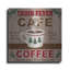  «Cabin Fever Cafe» par Fiona Stokes-Gilbert, art mural en métal, 36 po x 36 po-729258952