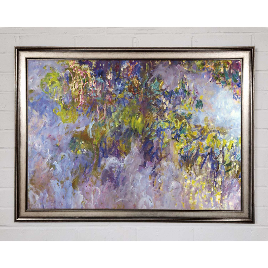 Gerahmtes Wandbild Wisteria 1 von Monet