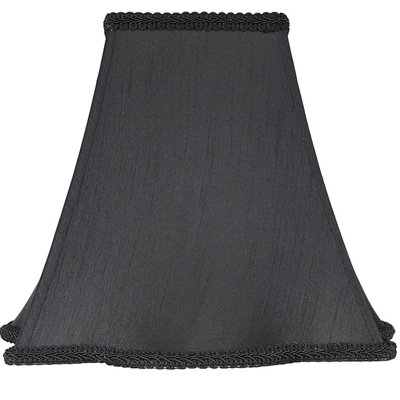 Abat-jour cloche en soie / shantung (araignée)