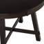 Table extensible Finish, bois massif, ronde, réglable de 42 à 58 po, 6 places assises, avec placage de chêne, construction stable ronde extensible, pour 6 personnes, extensible-310643469