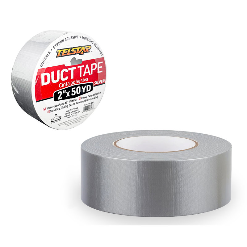 Heavy-Duty Multi-Purpose Silver Duct Tape (2" x 50 Yards), 1