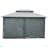 Patio Gazebo, Outdoor Gazebo Canopy Shelter With Curtains, Vented Roof, Steel Frame For Garden, Lawn, Backyard And Deck