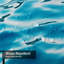 Abstrait bleu eau mer océan surface vague naturelle fraîche avec 12 crochets-1934756395