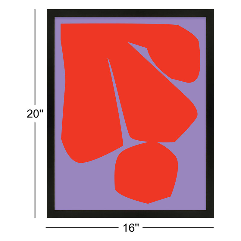 Module Minimalism 2 Print by Michael Kempen, 20"H x 16"W x 1.25"D, Black Framed