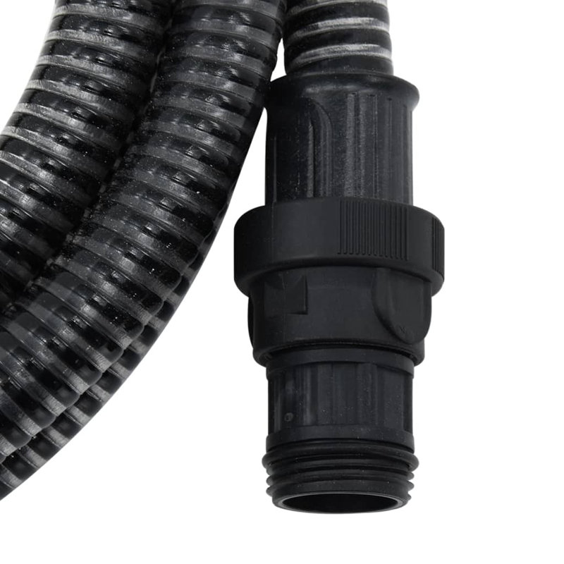 Birte PVC Hose, 2.6cm H x 400cm W x 2.6cm D, Black