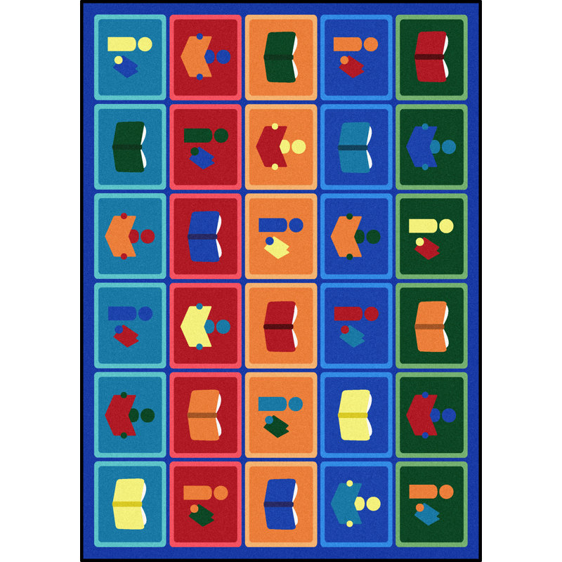 Tapis pour bibliothèque Kid Essentials, Rectangle 7 pi 8 po x 10 pi 9 po