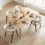 Gather Rectangle Wooden Dining Table - 140cm-1993827519