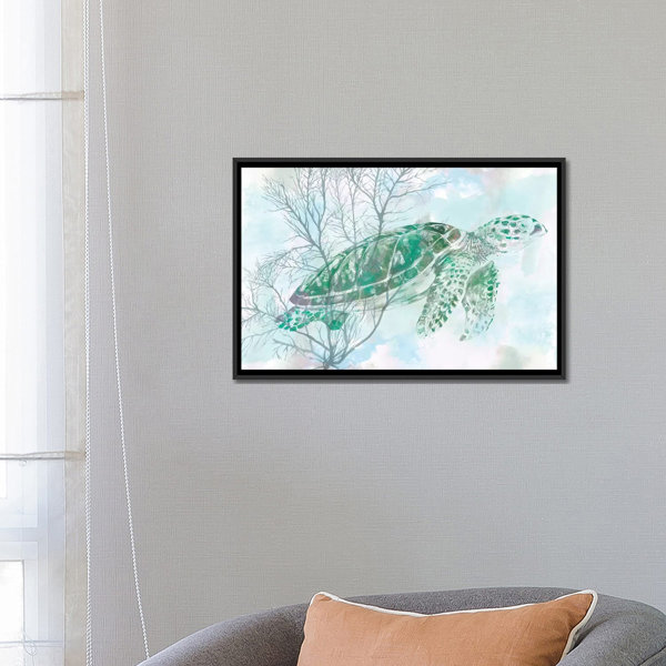 Bless international Watercolor Sea Turtle I by Studio W Gallery-Wrapped ...