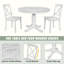 Ensemble de table de salle à manger moderne 5 pièces-1042601823-1042601822
