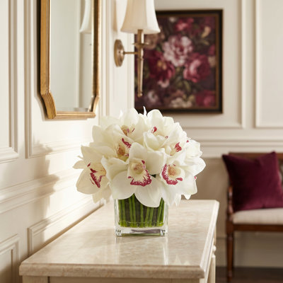 Lehn Orchid in Glass Vase