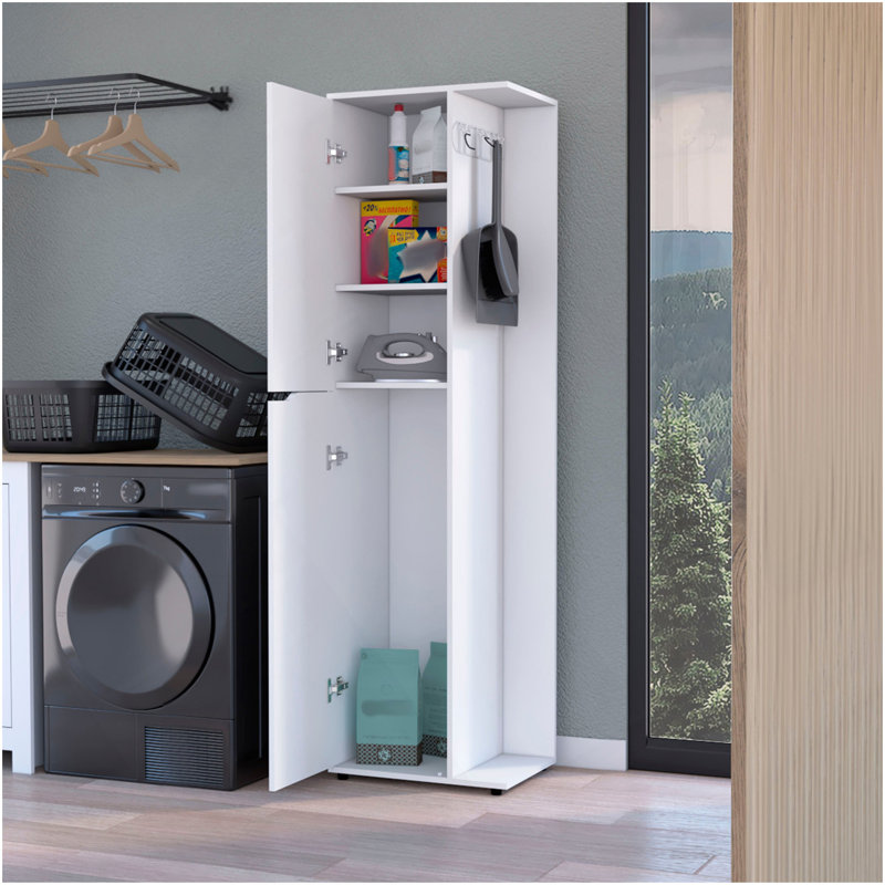 White 2-Door Cabinet