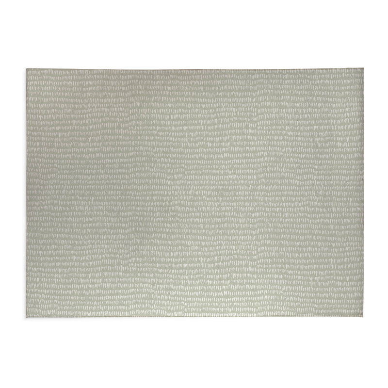 Crops Slate Kids Play Mat, Rectangle 5' x 7', Light Green