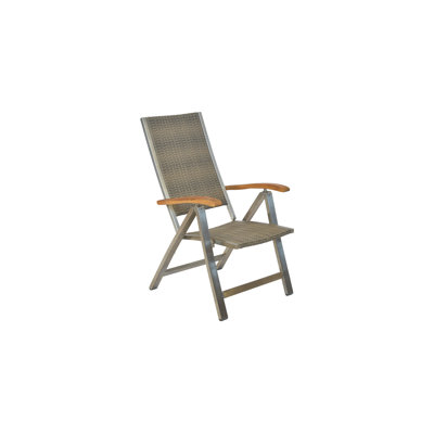 Alvapillai Foldable Outdoor Patio Dining Armchair