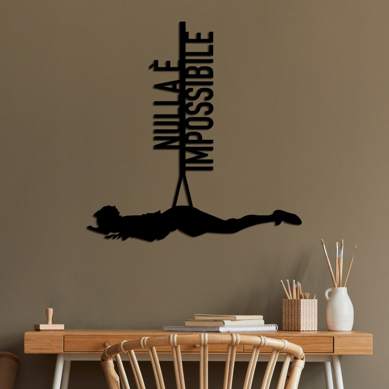 Stylish Black Decorative Metal Wall Accessory, 21.7 x 22.0 inches | 100% Metal Construction, Thickness: 0.06 inches | Perfect for Home Decor, Modern Design, and Unique Wall Art Accent