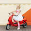 Métal et enfants 8-12 autos avec rouge, conception réglable, fabrication PP, 51,2 po x 21,7 po x 31,1 po
