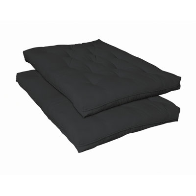 Damian Sophisticated 8" Premium Futon Pad Black