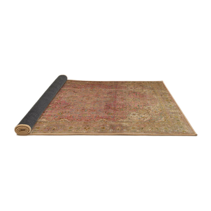 Tapis oriental brun Gasconade, Rond 7 pi