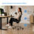 Active Task Chair with Wheels - Balance Chair for Active Sitting, Armless Rolling Office Chair, Height Adjustable, Black 