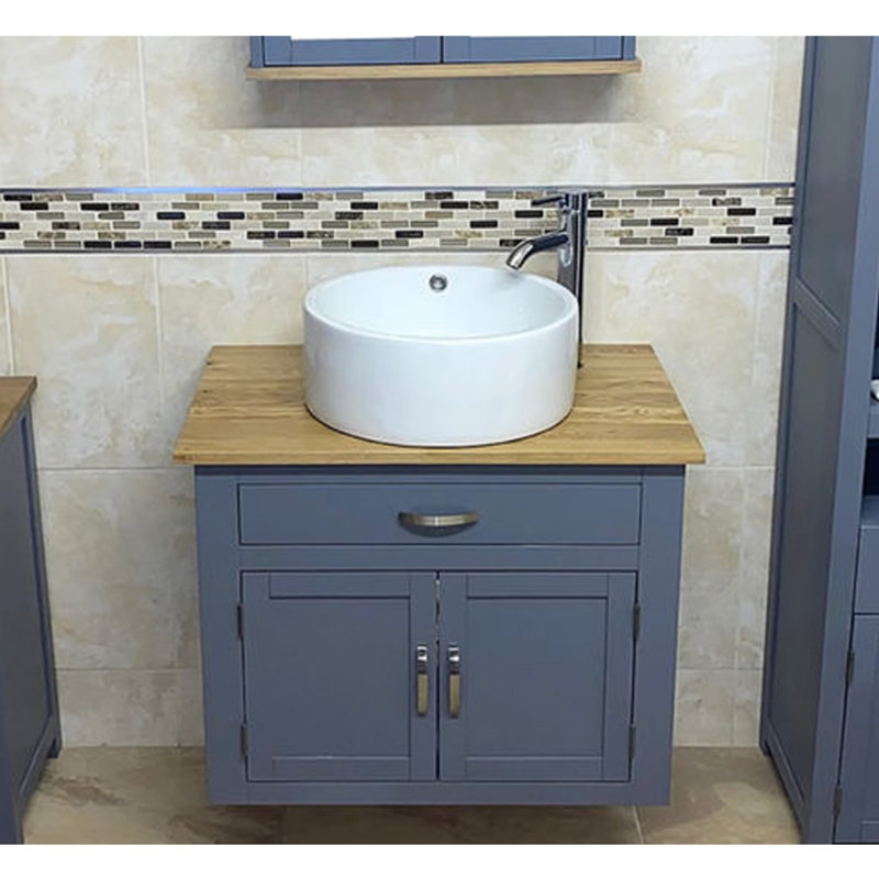 Bewdley 750 mm Single Vanity with Vessel Ceramic Basin