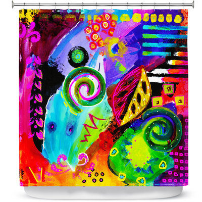 Abstract Shower Curtain