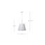 Luminaire suspendu simple à 1 lumière Jahirah-88608550-88608548