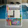Yescom Free Standing Pool Towel Rack