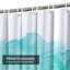 Rideau de douche abstrait avec 12 crochets-808746660