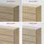 Table de chevet 3 tiroirs Cesiro Accent-114293012-116376263