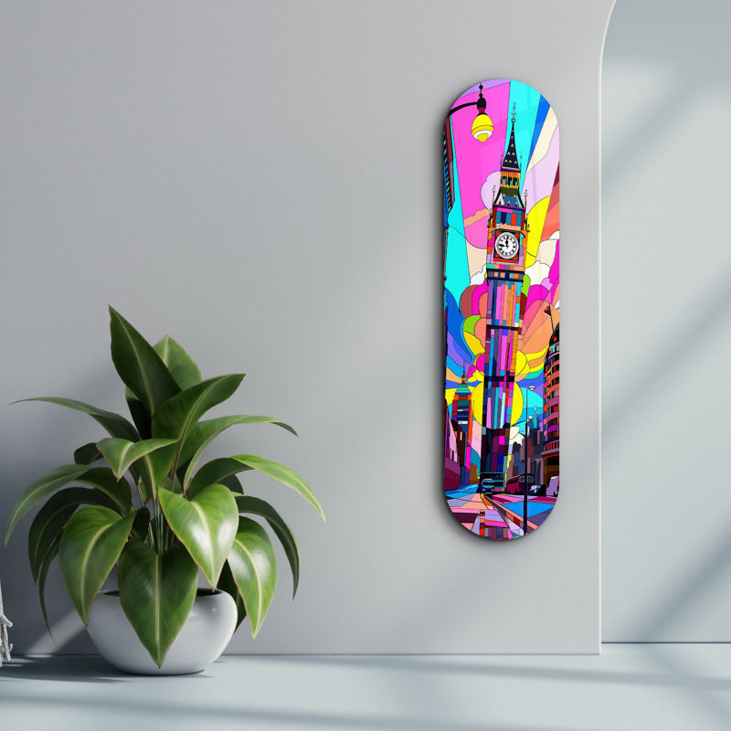 Peinture décorative en verre trempé