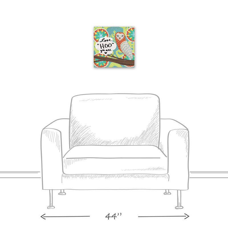 Love Who You Are Print On Canvas; 0C9457145903406BA582A918A26B6E19 Square, 12" H x 12" W x 1.25" D