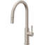 Corsano Contemporary Pull Down Kitchen Faucet with Button Sprayer High Arc Spout and ST Series Handle-1779251722
