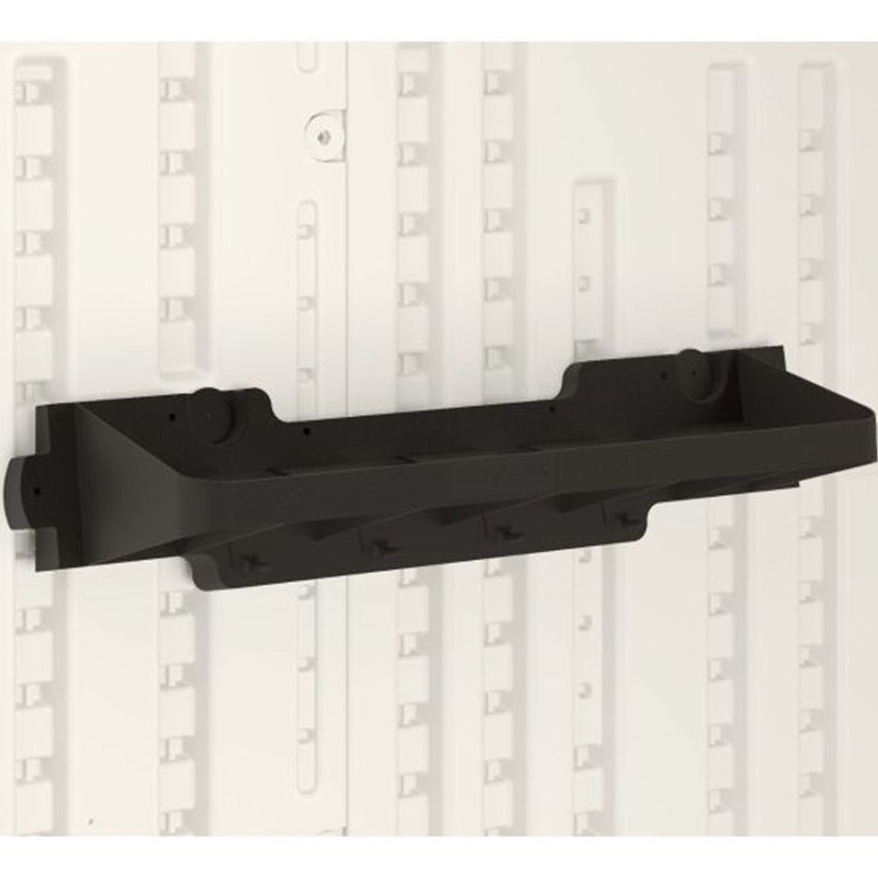 2' Water-Resistant Resin Outdoor Storage Shelf for Sheds with EZ Bolt Assembly