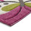 Leffel area rug Machine Woven Rectangle Pink-1343247489